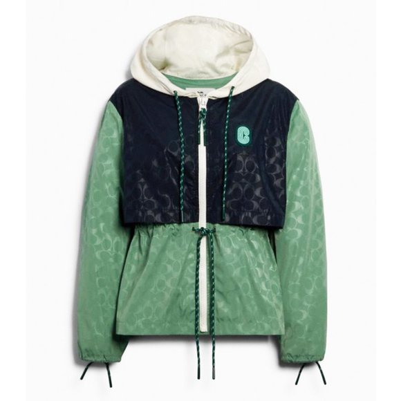Coach Jackets & Blazers - NWT Coach Women's Signature Sporty Jacket Size S